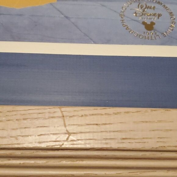 Walt Disney studios Beauty And The Beast 1992 exclusive commemorative lithograph - Picture 5 of 5